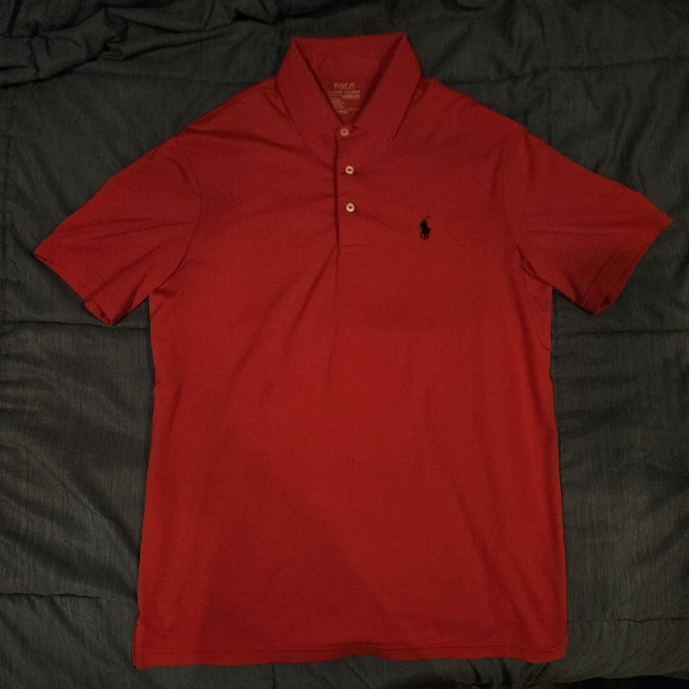 Polo by Ralph Lauren Men's Deep Red Polo Shirt